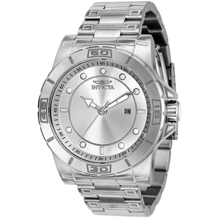 Invicta Bracelets Invicta Mens Japanese Quartz Watch Pro Diver Silver Dial Steel Bracelet 35428 Invicta Bracelets Invicta Mens Japanese Quartz Watch Pro Diver Silver Dial Steel Bracelet 35428