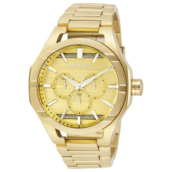 Invicta Bracelets Invicta Mens Quartz Watch Bolt Yellow Gold Plated Stainless Steel Bracelet 31829 Invicta Bracelets Invicta Mens Quartz Watch Bolt Yellow Gold Plated Stainless Steel Bracelet 31829