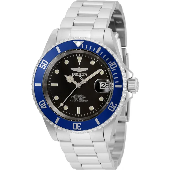 Invicta Bracelets Invicta Mens Watch Pro Diver Black Dial Silver Steel Bracelet Automatic 35694 Invicta Bracelets Invicta Mens Watch Pro Diver Black Dial Silver Steel Bracelet Automatic 35694