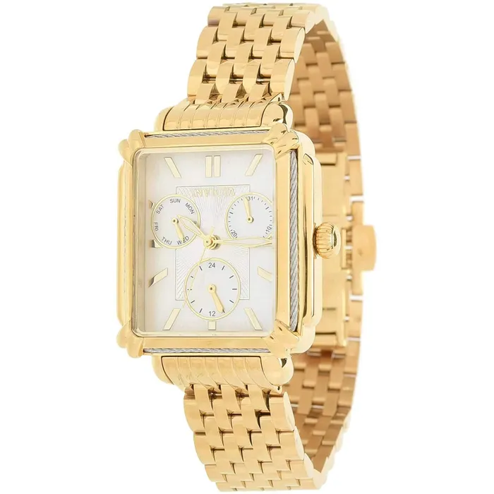 Invicta Bracelets Invicta Womens Watch Wildflower Date Display Yellow Gold Steel Bracelet 37277 Invicta Bracelets Invicta Womens Watch Wildflower Date Display Yellow Gold Steel Bracelet 37277