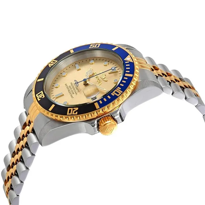 Invicta Invicta Mens Automatic Watch Pro Diver Gold Tone Dial Two Tone Bracelet 29181 Bracelets Invicta Invicta Mens Automatic Watch Pro Diver Gold Tone Dial Two Tone Bracelet 29181 Bracelets