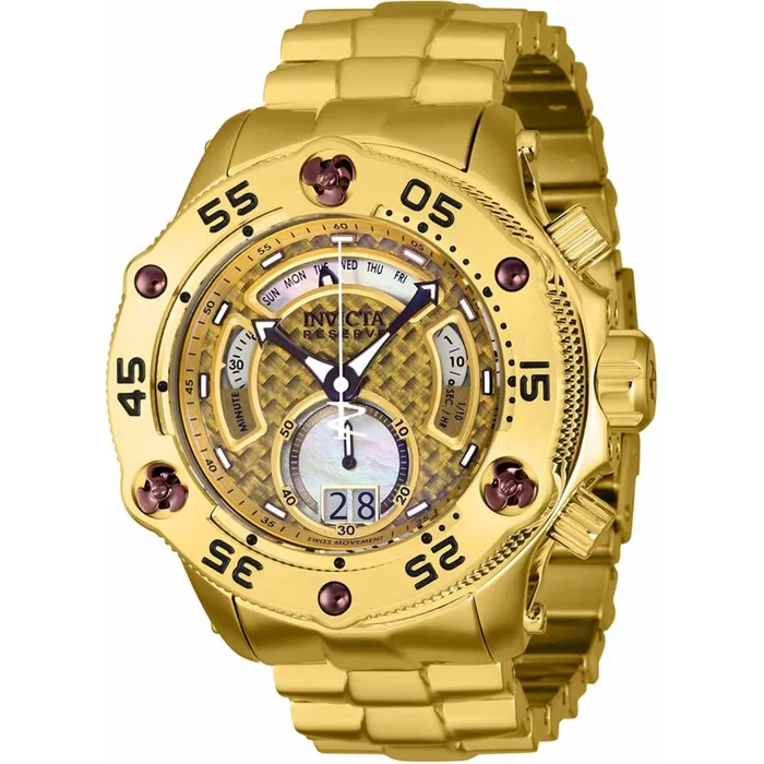 Invicta Invicta Mens Swiss Quartz Watch Reserve Excursion Chronograph SS Bracelet 36014 Bracelets Invicta Invicta Mens Swiss Quartz Watch Reserve Excursion Chronograph SS Bracelet 36014 Bracelets