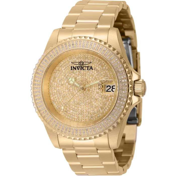 Invicta Invicta Mens Watch Pro Diver Automatic Diamond Gold Tone Dial Bracelet 45620 Bracelets Invicta Invicta Mens Watch Pro Diver Automatic Diamond Gold Tone Dial Bracelet 45620 Bracelets