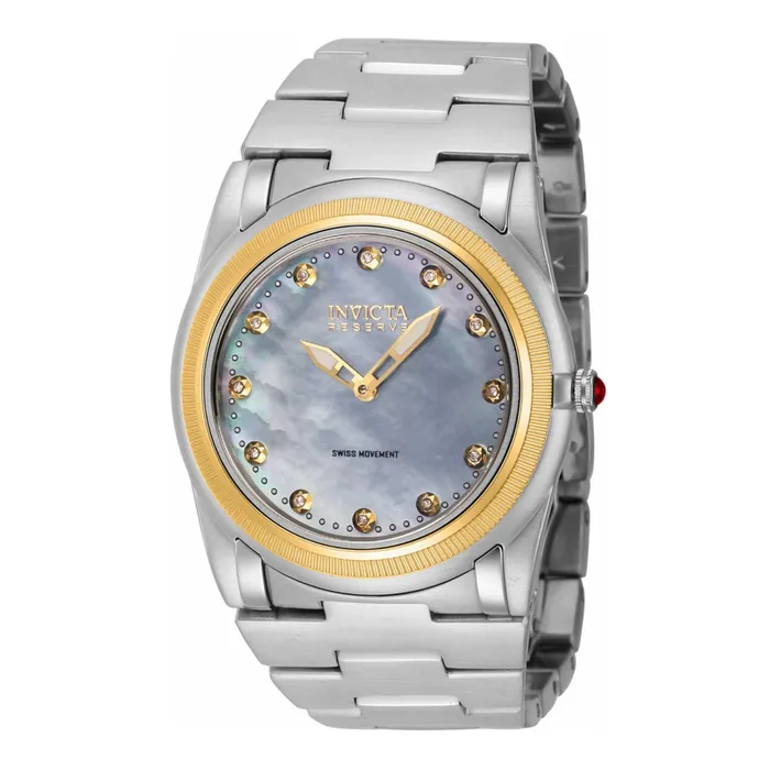 Invicta Invicta Womens Quartz Watch Reserve Slim Mop Dial Silver Steel Bracelet 41089 Bracelets Invicta Invicta Womens Quartz Watch Reserve Slim Mop Dial Silver Steel Bracelet 41089 Bracelets