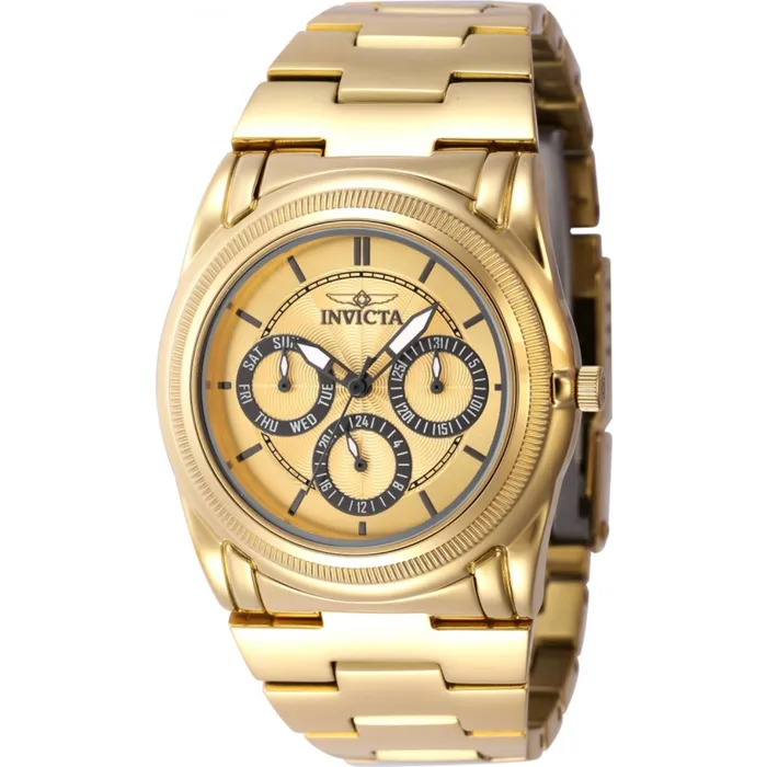 Invicta Invicta Womens Watch Slim Quartz Gold Tone Dial Stainless Steel Bracelet 46267 Bracelets Invicta Invicta Womens Watch Slim Quartz Gold Tone Dial Stainless Steel Bracelet 46267 Bracelets