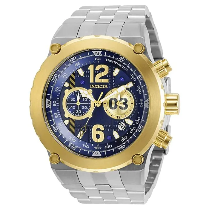 Invicta Mens Chronograph Watch Aviator Quartz Blue and Gold Dial Bracelet 31594 Invicta Bracelets Invicta Mens Chronograph Watch Aviator Quartz Blue and Gold Dial Bracelet 31594 Invicta Bracelets