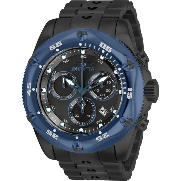 Invicta Mens Chronograph Watch Pro Diver Blue Bezel Black Bracelet 31614 Invicta Bracelets Invicta Mens Chronograph Watch Pro Diver Blue Bezel Black Bracelet 31614 Invicta Bracelets