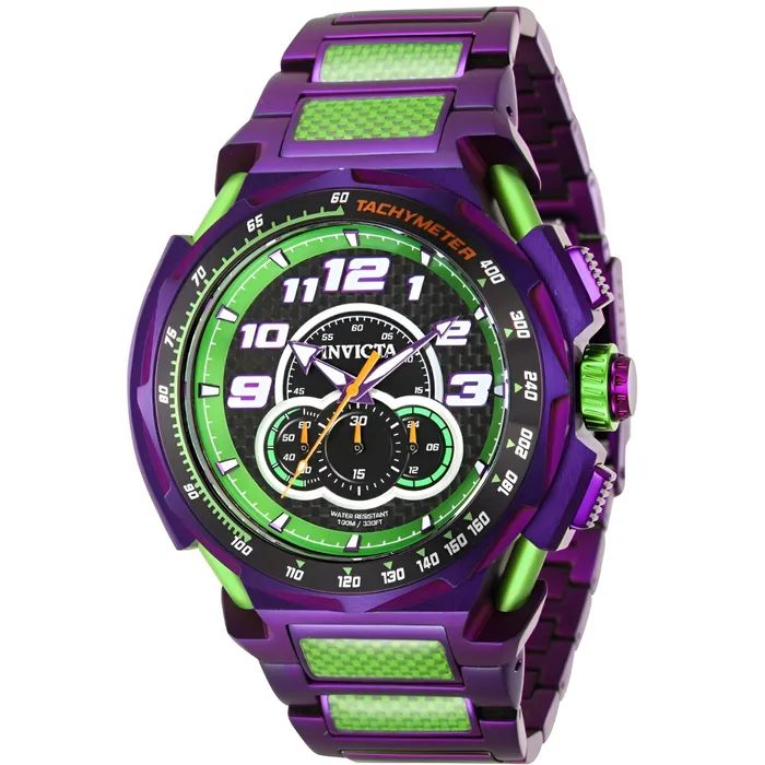 Invicta Mens Chronograph Watch S1 Rally Quartz Green and Purple Bracelet 43790 Invicta Bracelets Invicta Mens Chronograph Watch S1 Rally Quartz Green and Purple Bracelet 43790 Invicta Bracelets
