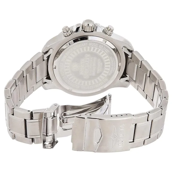 Invicta Mens Chronograph Watch Specialty Black Dial Silver Tone Case 21481 Invicta Rings Invicta Mens Chronograph Watch Specialty Black Dial Silver Tone Case 21481 Invicta Rings