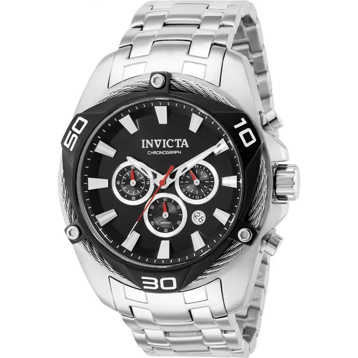Invicta Mens Quartz Watch Bolt Chronograph Silver Stainless Steel Bracelet 38569 Invicta Bracelets Invicta Mens Quartz Watch Bolt Chronograph Silver Stainless Steel Bracelet 38569 Invicta Bracelets