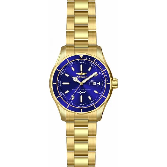 Invicta Mens Quartz Watch Pro Diver Blue Dial Yellow Gold Steel Bracelet 35594 Invicta Bracelets Invicta Mens Quartz Watch Pro Diver Blue Dial Yellow Gold Steel Bracelet 35594 Invicta Bracelets