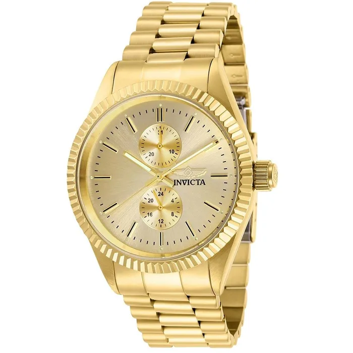 Invicta Mens Quartz Watch Specialty Champagne Dial Yellow Gold Bracelet 29431 Invicta Bracelets Invicta Mens Quartz Watch Specialty Champagne Dial Yellow Gold Bracelet 29431 Invicta Bracelets