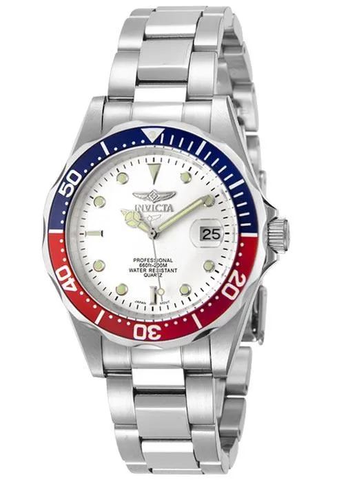 Invicta Mens Stainless Steel Watch Pro Diver Quartz White Dial 8933 Invicta Bracelets Invicta Mens Stainless Steel Watch Pro Diver Quartz White Dial 8933 Invicta Bracelets