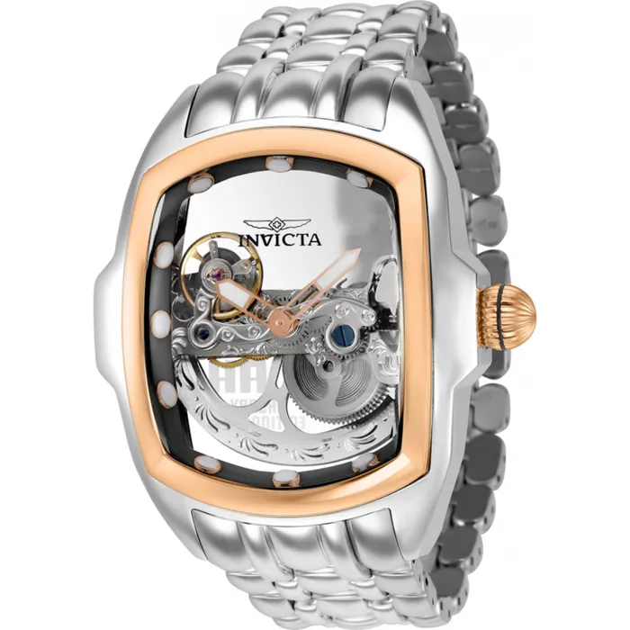 Invicta Mens Watch Lupah Automatic Silver Tone Ghost Bridge Dial Bracelet 36416 Invicta Bracelets Invicta Mens Watch Lupah Automatic Silver Tone Ghost Bridge Dial Bracelet 36416 Invicta Bracelets