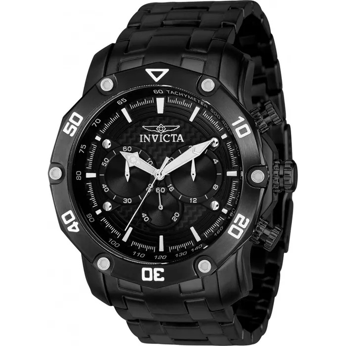 Invicta Mens Watch Pro Diver Chronograph Black Carbon Fiber Dial Bracelet 37724 Invicta Bracelets Invicta Mens Watch Pro Diver Chronograph Black Carbon Fiber Dial Bracelet 37724 Invicta Bracelets