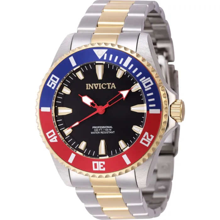 Invicta Mens Watch Pro Diver Quartz Black Dial Two Tone Steel Bracelet 46649 Invicta Bracelets Invicta Mens Watch Pro Diver Quartz Black Dial Two Tone Steel Bracelet 46649 Invicta Bracelets