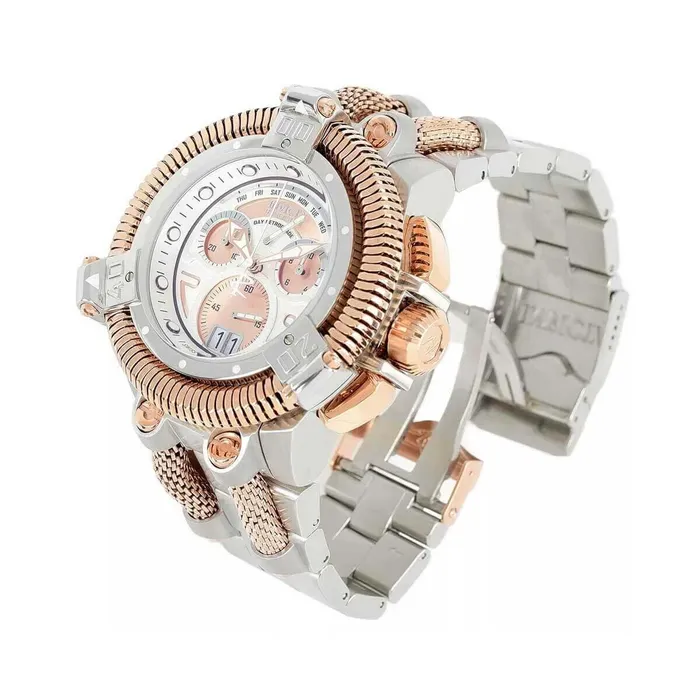 Invicta Rings Invicta Mens Chrono Watch Reserve King Python Silver and Rose Gold Dial 35222 Invicta Rings Invicta Mens Chrono Watch Reserve King Python Silver and Rose Gold Dial 35222
