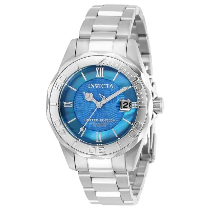 Invicta Womens Quartz Watch Pro Diver Blue Dial Stainless Steel Bracelet 34262 Invicta Bracelets Invicta Womens Quartz Watch Pro Diver Blue Dial Stainless Steel Bracelet 34262 Invicta Bracelets