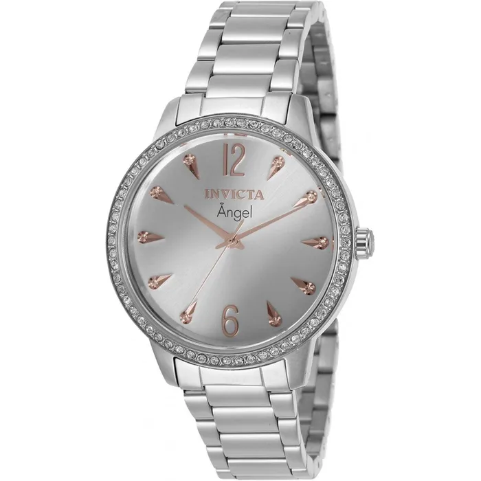 Invicta Womens Watch Angel Quartz Silver Dial Stainless Steel Bracelet 31366 Invicta Bracelets Invicta Womens Watch Angel Quartz Silver Dial Stainless Steel Bracelet 31366 Invicta Bracelets