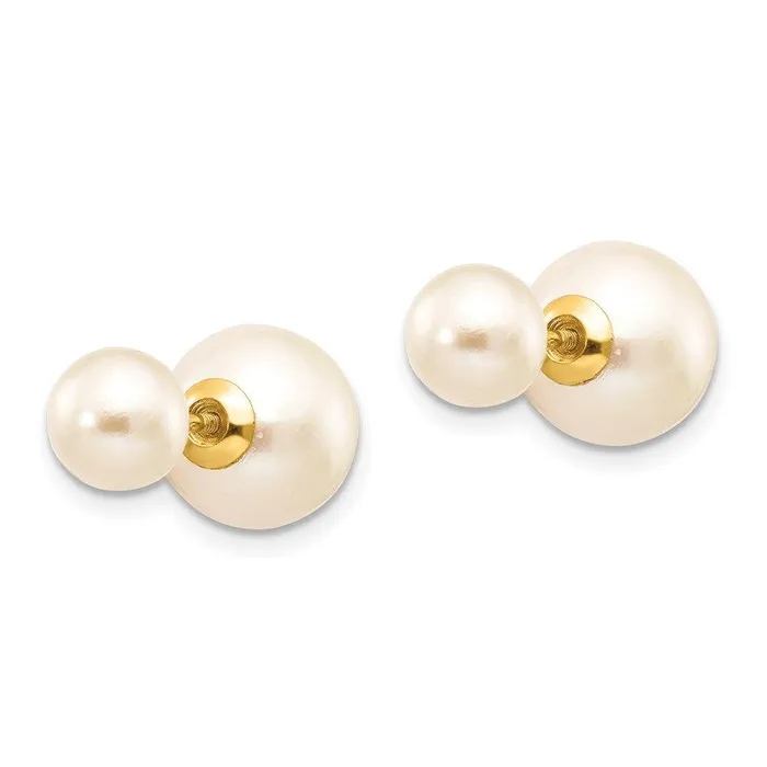 Jewelry 14k 67mm 910mm Round Freshwater Cultured Pearl Screw On Post Earrings Earrings Jewelry 14k 67mm 910mm Round Freshwater Cultured Pearl Screw On Post Earrings Earrings