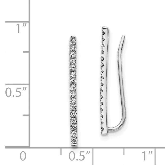 Jewelry 14k White Gold Diamond Fancy Earrings Earrings Jewelry 14k White Gold Diamond Fancy Earrings Earrings