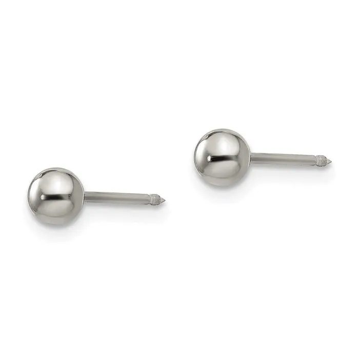 Jewelry Earrings Inverness Titanium 4mm Ball Post Earrings Jewelry Earrings Inverness Titanium 4mm Ball Post Earrings