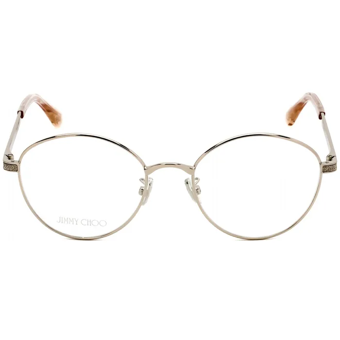 Jimmy Choo Womens Eyeglasses Clear Demo Lens GoldPeach Frame JC 246G 0K67 00 Jimmy Choo PreStyled Sets