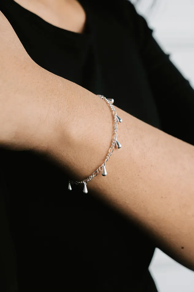 KTY Bracelets Drops Bracelet Silver