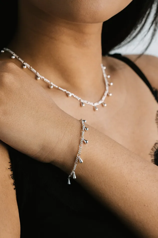 KTY Bracelets Drops Bracelet Silver
