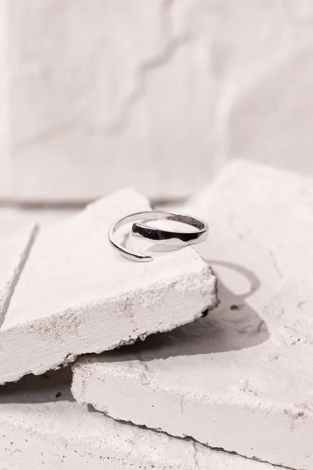 Kty Plain Multisize Ring Silver Rings