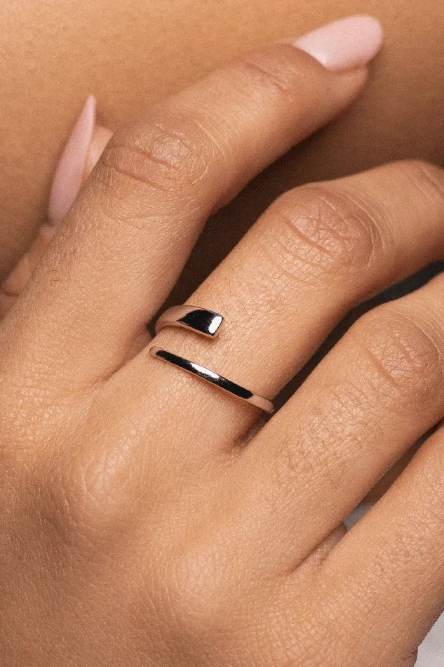 Kty Plain Multisize Ring Silver Rings
