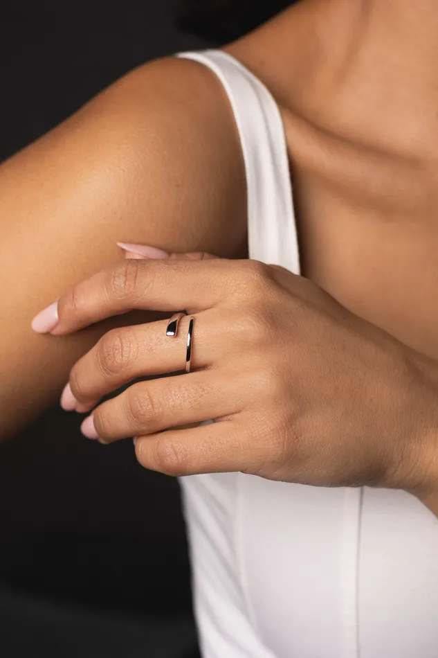 Kty Plain Multisize Ring Silver Rings