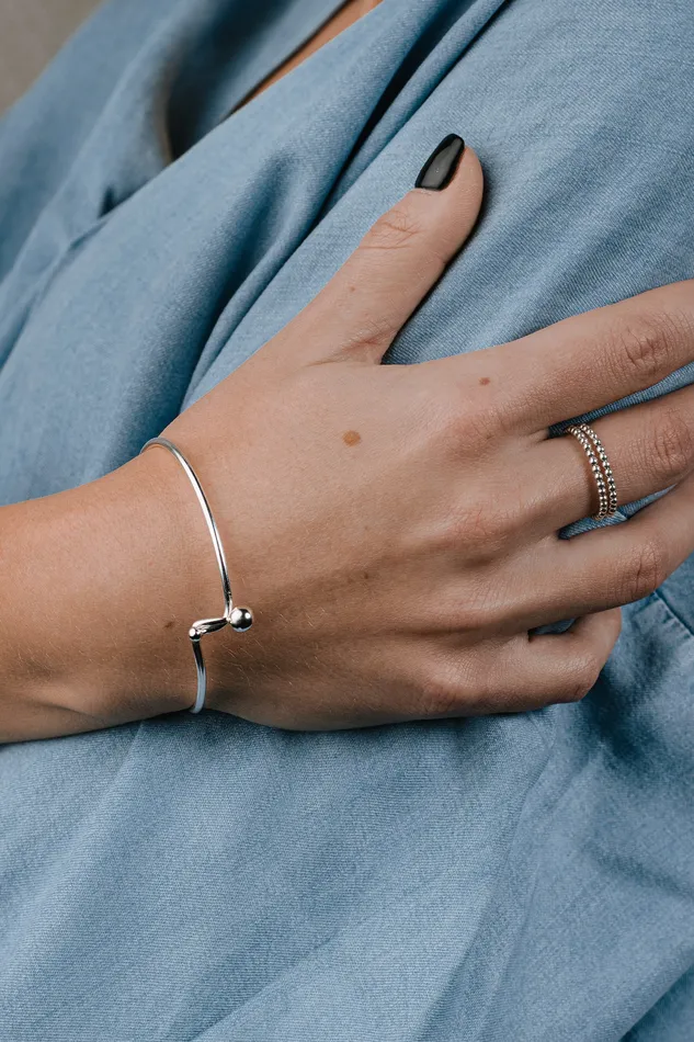 Kty Rings Bubble Ring Silver