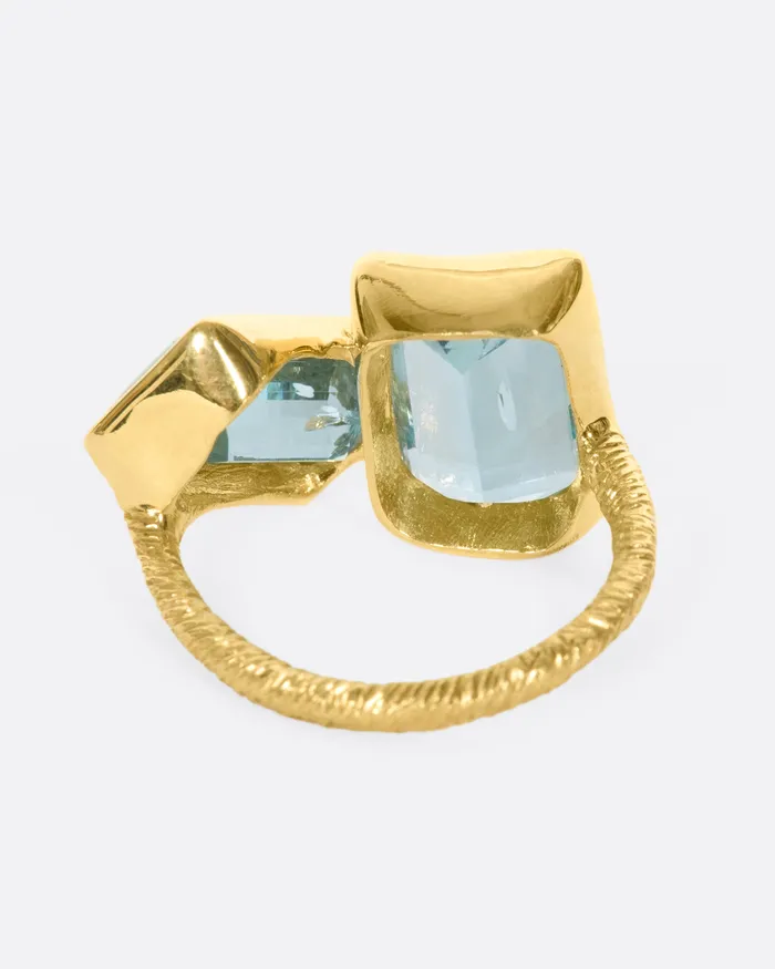 KIKA ALVARENGA Duo Quadrado Ring Rings