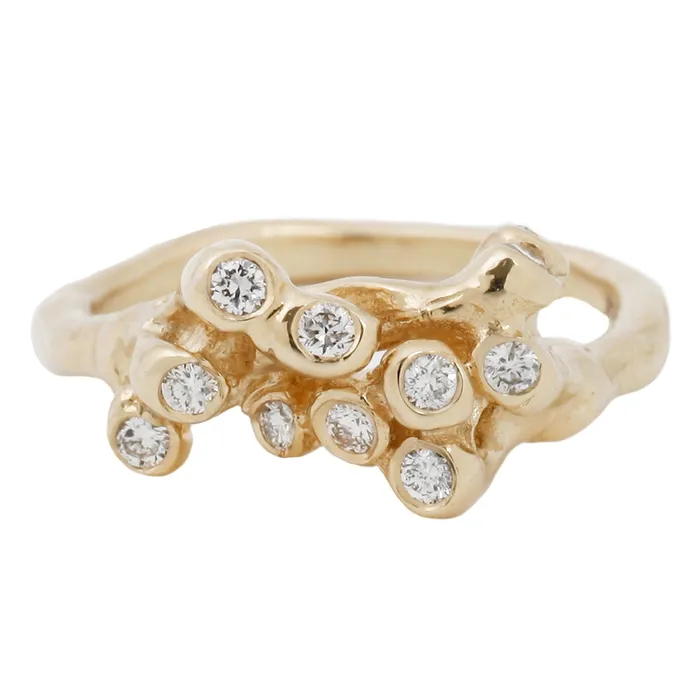 Kimberlin Brown Rings Diamond Sea Anemone Ring