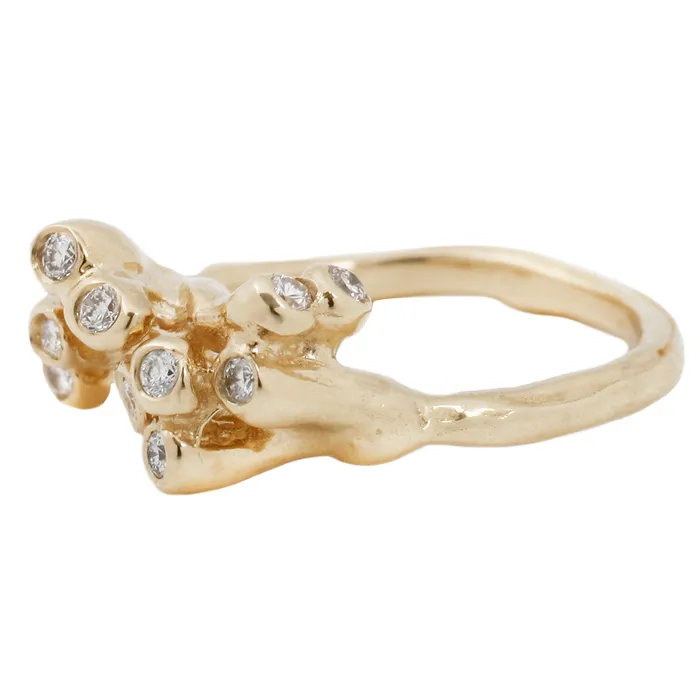 Kimberlin Brown Rings Diamond Sea Anemone Ring