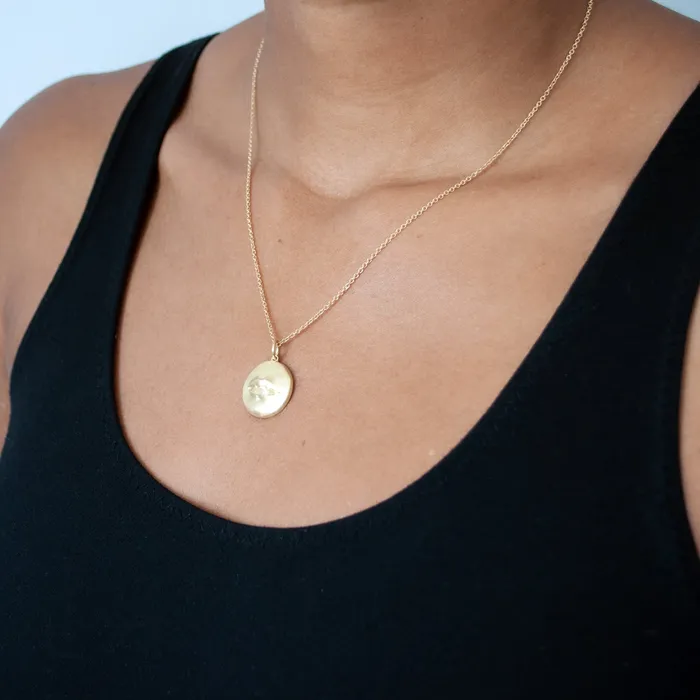 Kiss Me Pendant Necklace Anthony Lent Necklaces