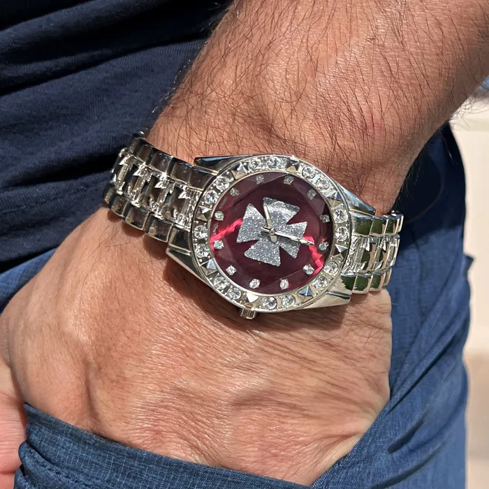 Knights Templar Iron Celtic Maltese Cross Red Watch Silver Tone 8 Bling Cartel Rings Knights Templar Iron Celtic Maltese Cross Red Watch Silver Tone 8 Bling Cartel Rings