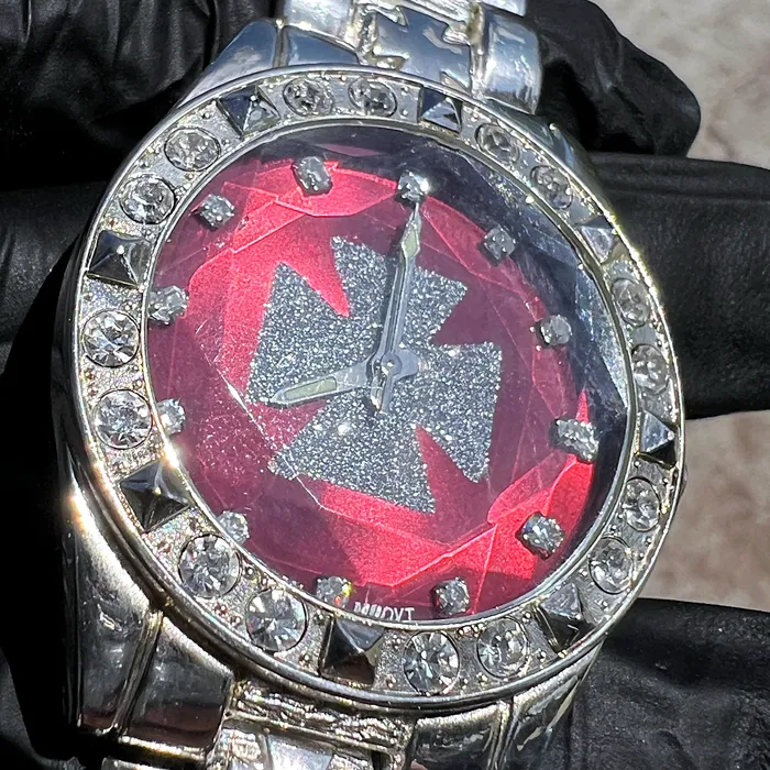 Knights Templar Iron Celtic Maltese Cross Red Watch Silver Tone 8 Bling Cartel Rings Knights Templar Iron Celtic Maltese Cross Red Watch Silver Tone 8 Bling Cartel Rings