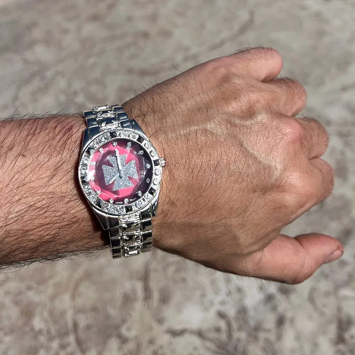 Knights Templar Iron Celtic Maltese Cross Red Watch Silver Tone 8 Bling Cartel Rings Knights Templar Iron Celtic Maltese Cross Red Watch Silver Tone 8 Bling Cartel Rings