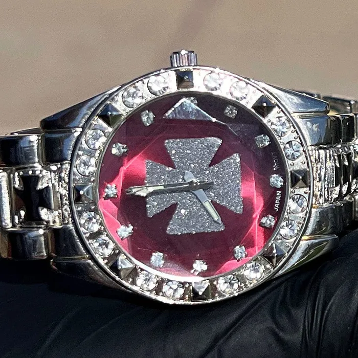 Knights Templar Iron Celtic Maltese Cross Red Watch Silver Tone 8 Bling Cartel Rings Knights Templar Iron Celtic Maltese Cross Red Watch Silver Tone 8 Bling Cartel Rings