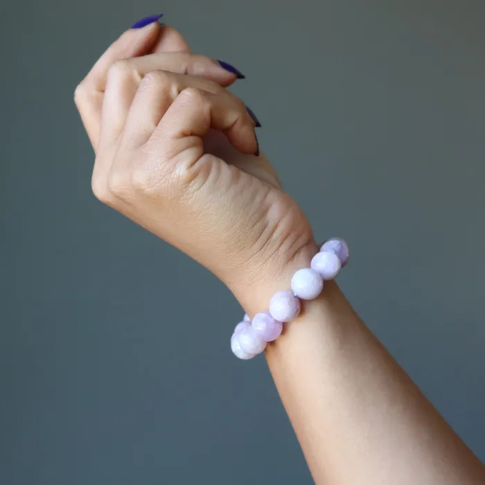 Kunzite Bracelet My Lovely Pink Healer Crystal Satin Crystals Bracelets