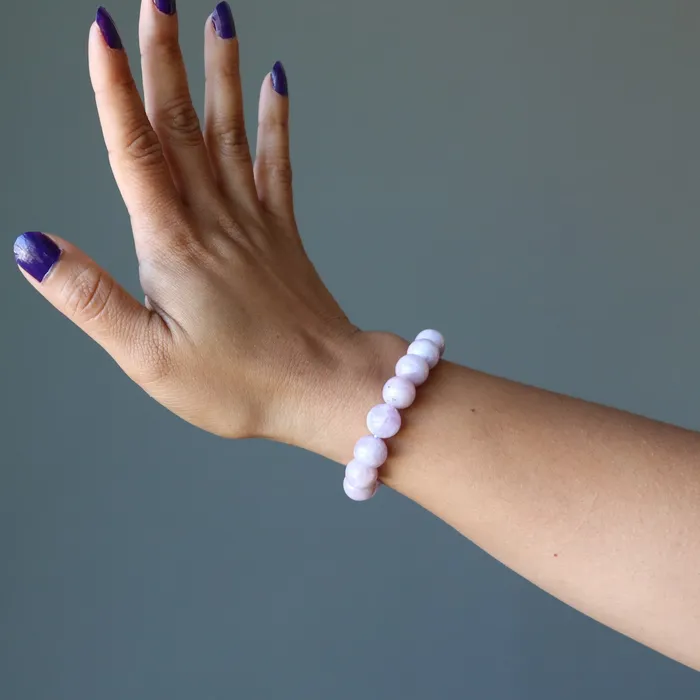 Kunzite Bracelet My Lovely Pink Healer Crystal Satin Crystals Bracelets