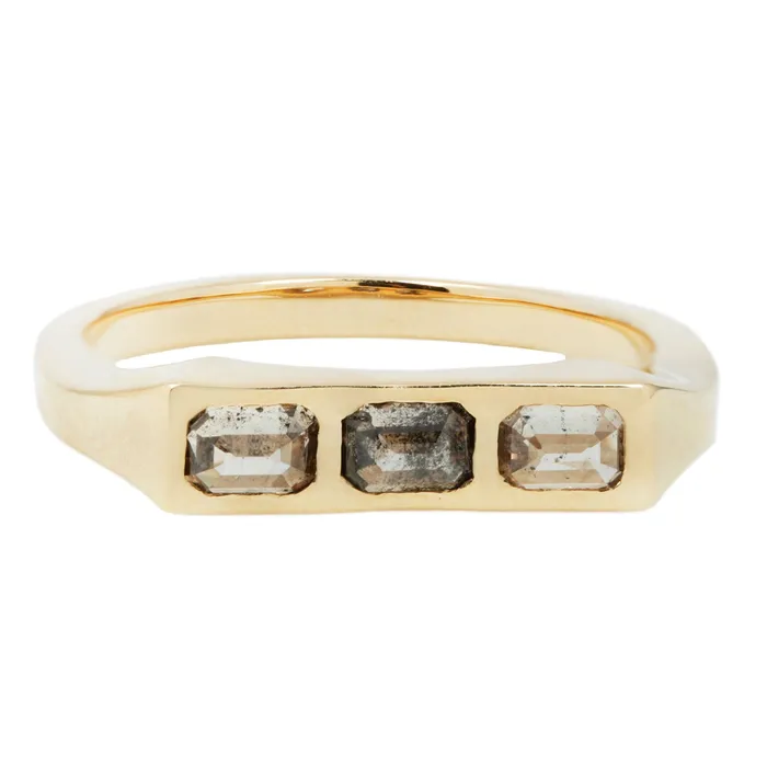 Lauren Wolf Jewelry Rings Bespeckle Bar Ring