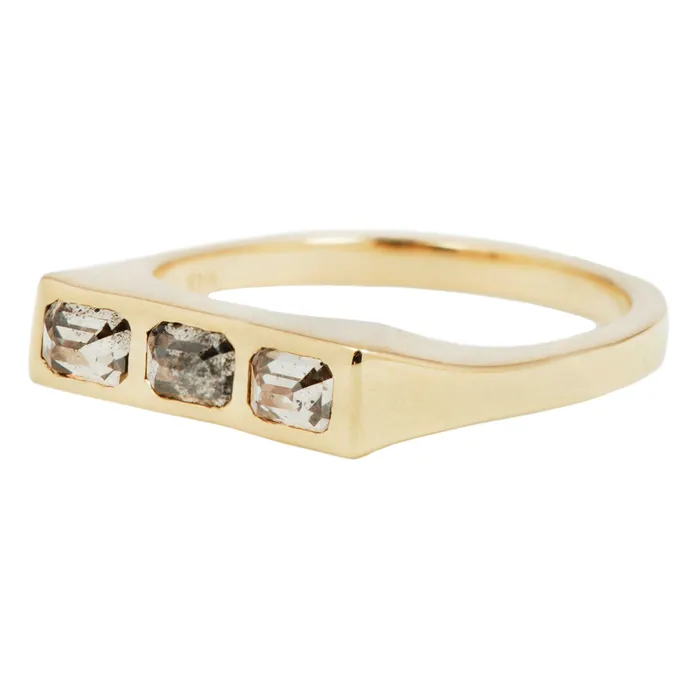 Lauren Wolf Jewelry Rings Bespeckle Bar Ring