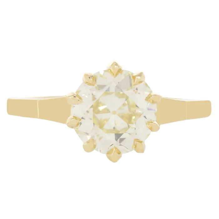 Lauren Wolf Jewelry Rings Lucent Diamond Solitaire Ring