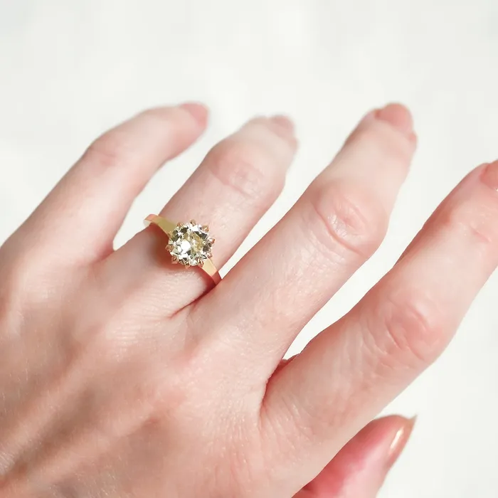 Lauren Wolf Jewelry Rings Lucent Diamond Solitaire Ring