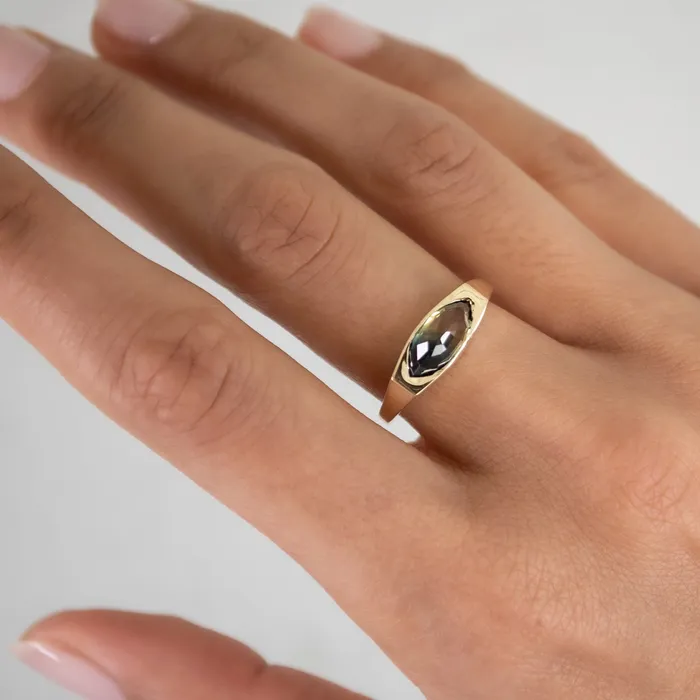 Lauren Wolf Jewelry Rings Oasis Sapphire Marquise Ring