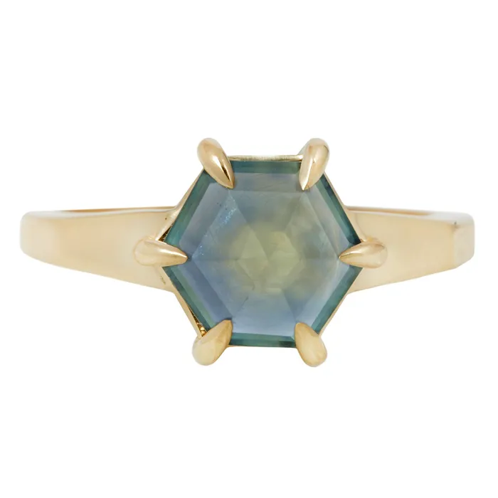Lauren Wolf Jewelry Rings Sand Island Sapphire Ring