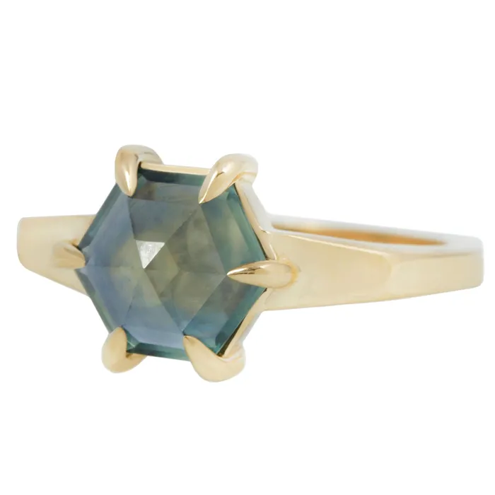 Lauren Wolf Jewelry Rings Sand Island Sapphire Ring